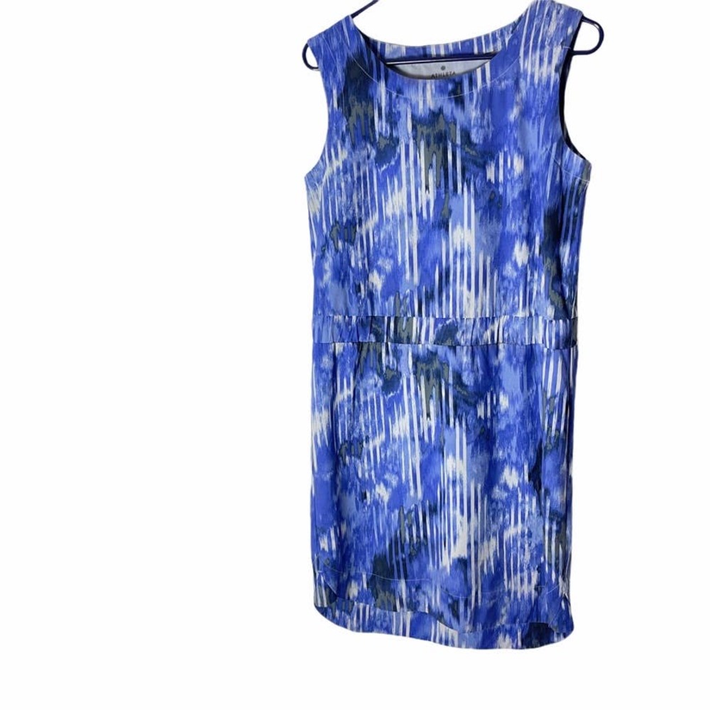 Athleta Blue Sleeveless Shift Dress